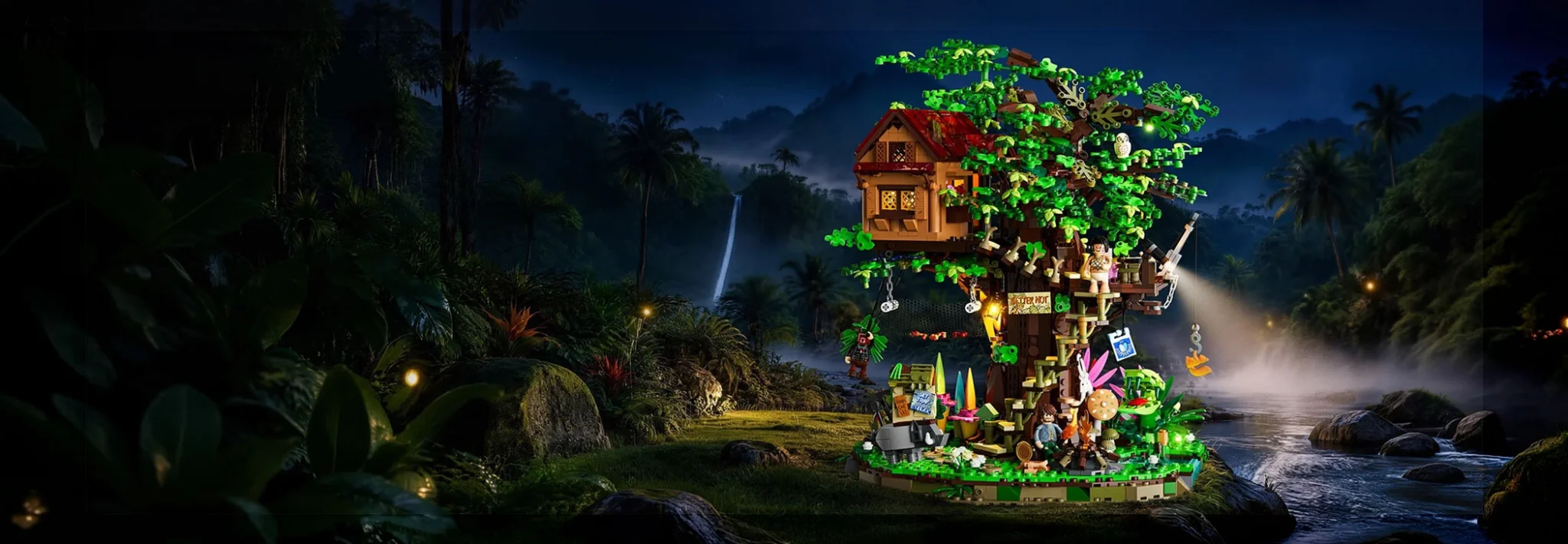 Lumibricks Tree House - verlichte bouwset