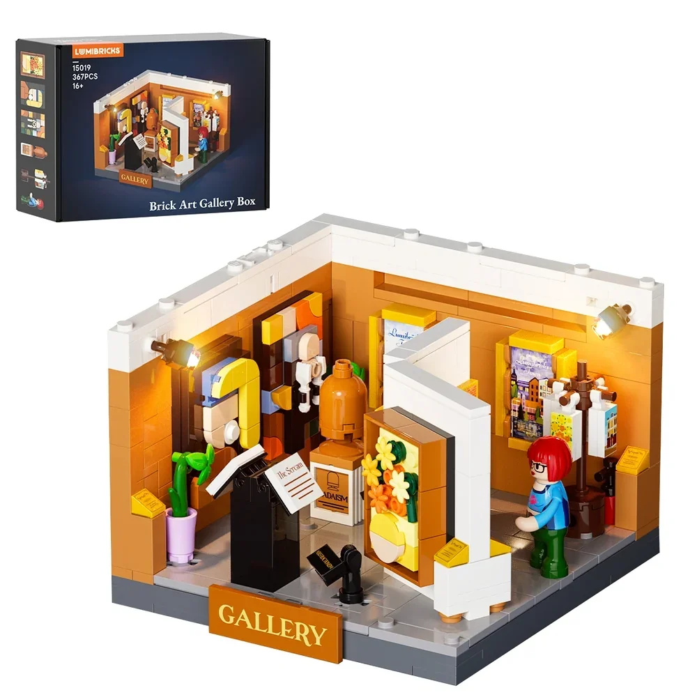 Mini Scene: Brick Art Galery Mini Scene: Brick Art Galery