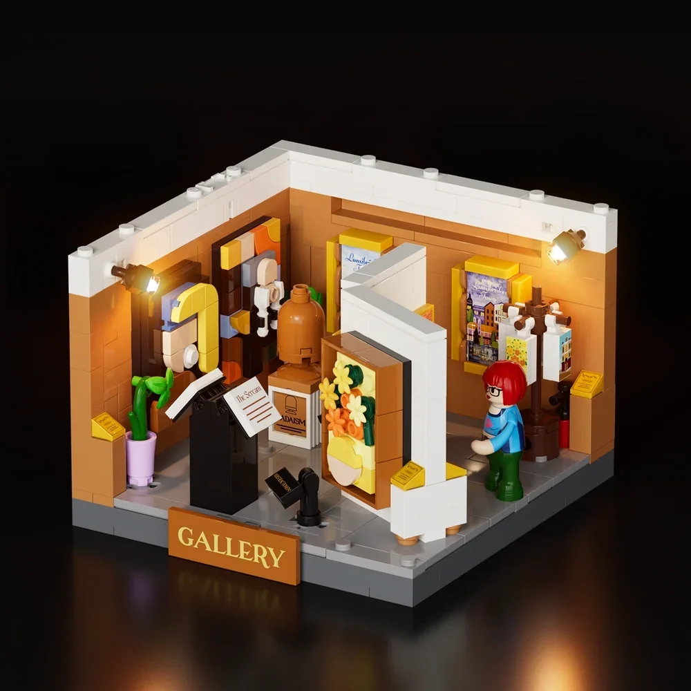 Mini Scene: Brick Art Galery Mini Scene: Brick Art Galery
