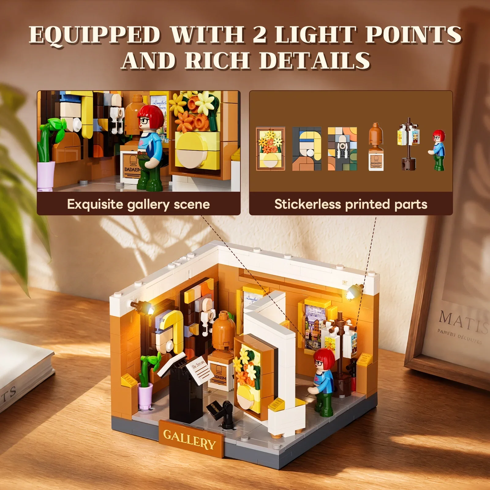 Mini Scene: Brick Art Galery — afbeelding 4