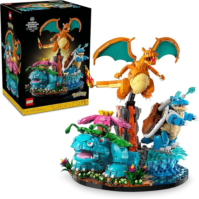Venusaur, Charizard en Blastoise Venusaur, Charizard en Blastoise