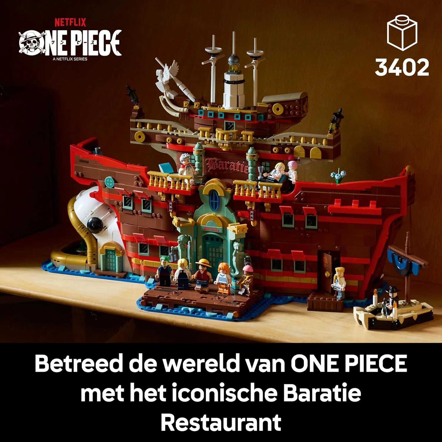 Het drijvende restaurant Baratie