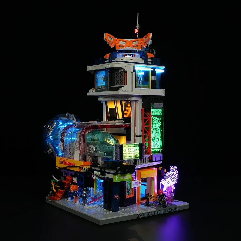 Cyberpunk Floating trainstation Cyberpunk Floating trainstation